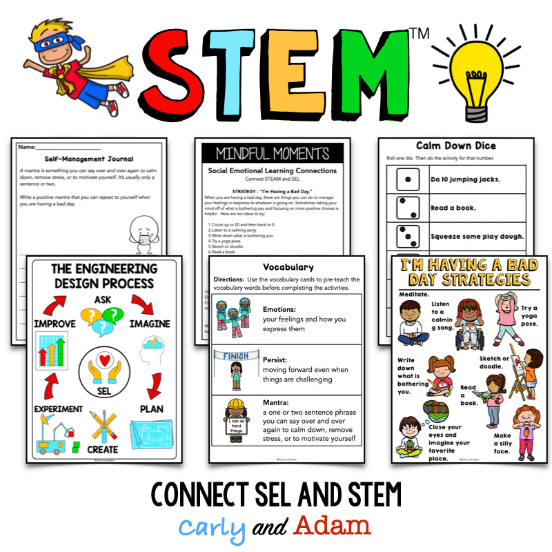Even Superheroes Have Bad Days Self Management SEL STEM Challenge