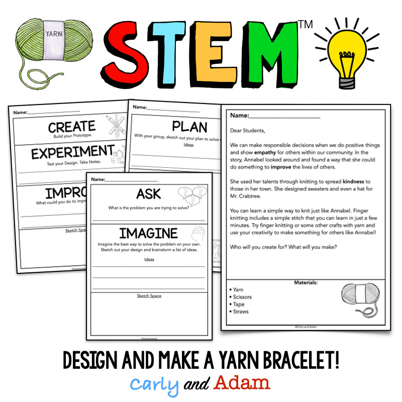 Extra Yarn Responsible Decision Making SEL STEM Activity