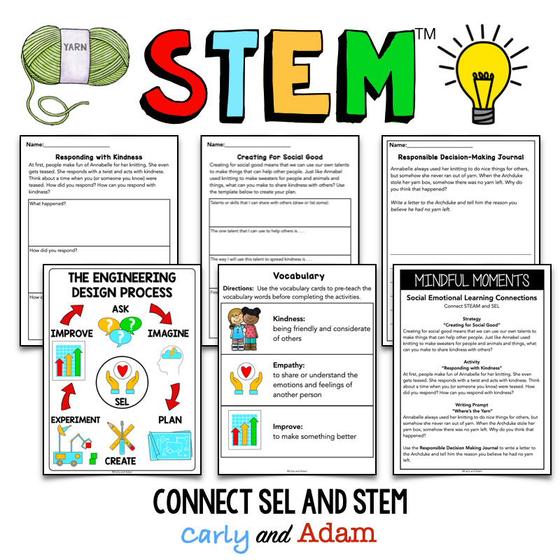 Extra Yarn Responsible Decision Making SEL STEM Activity