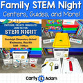 Family STEM Night - 12 Science Centers, Planning Guide, Flyers, Games, and More