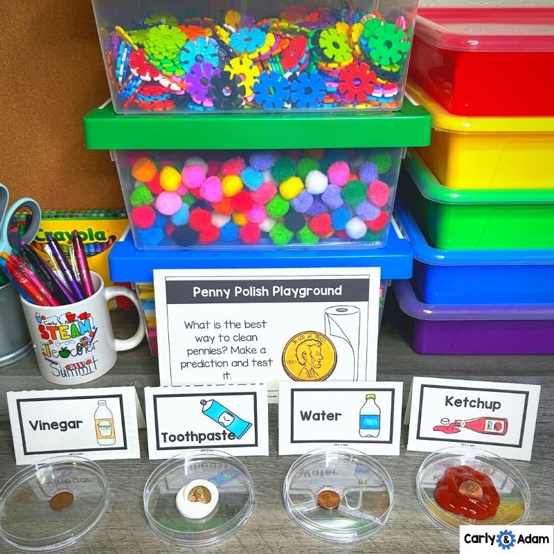 Family STEM Night - 12 Science Centers, Planning Guide, Flyers, Games, and More