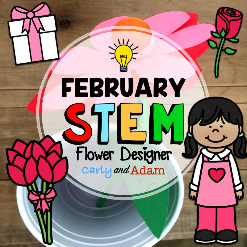 Flower Designer Valentine's Day STEM Activity
