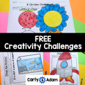 Free Morning Work Creativity Challenges Finish the Picture, Finish the Drawing