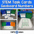 Numbers 1-20 Geoboard Task Cards
