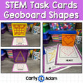 2D Shapes Geoboard Task Cards