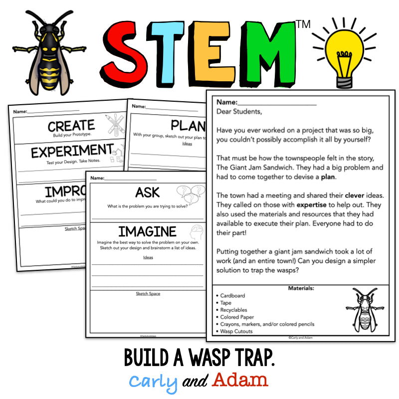 The Giant Jam Sandwich Relationship Skills SEL STEM Activity