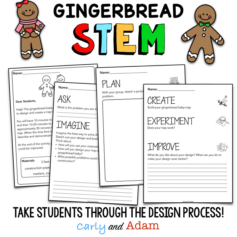 The Gingerbread Baby Gingerbread Man Trap STEM Activity