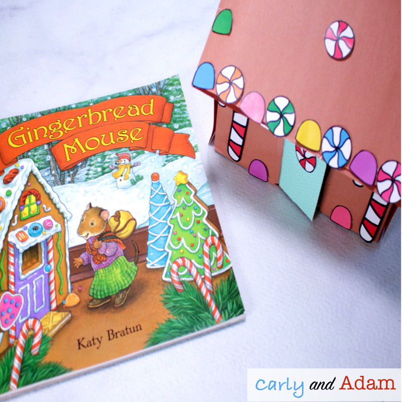 Gingerbread Mouse House Christmas READ ALOUD STEM™ Activity