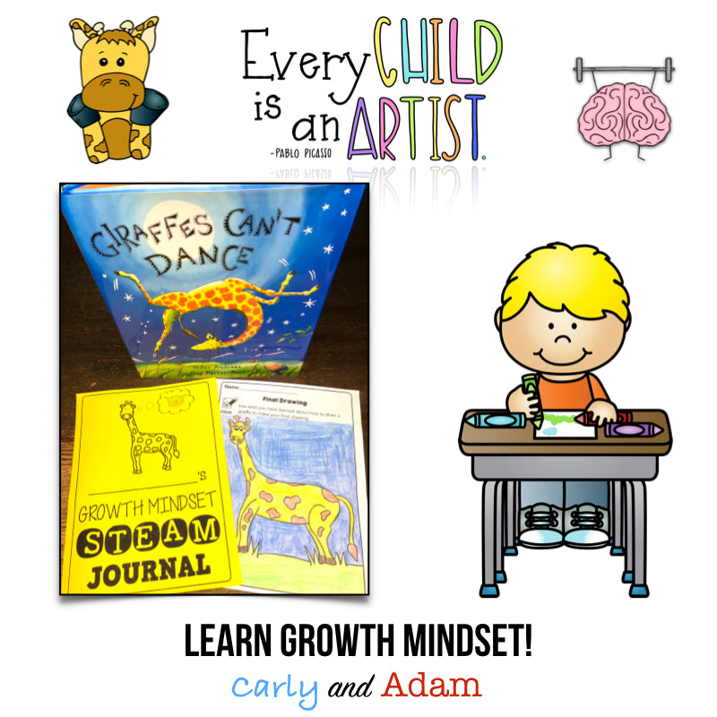 Giraffes Can't Dance Activities Growth Mindset Directed Drawing