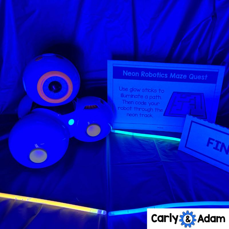 Glow Day STEM Centers Illumination, Glow Slime, Glow Sticks, Family STEM Night