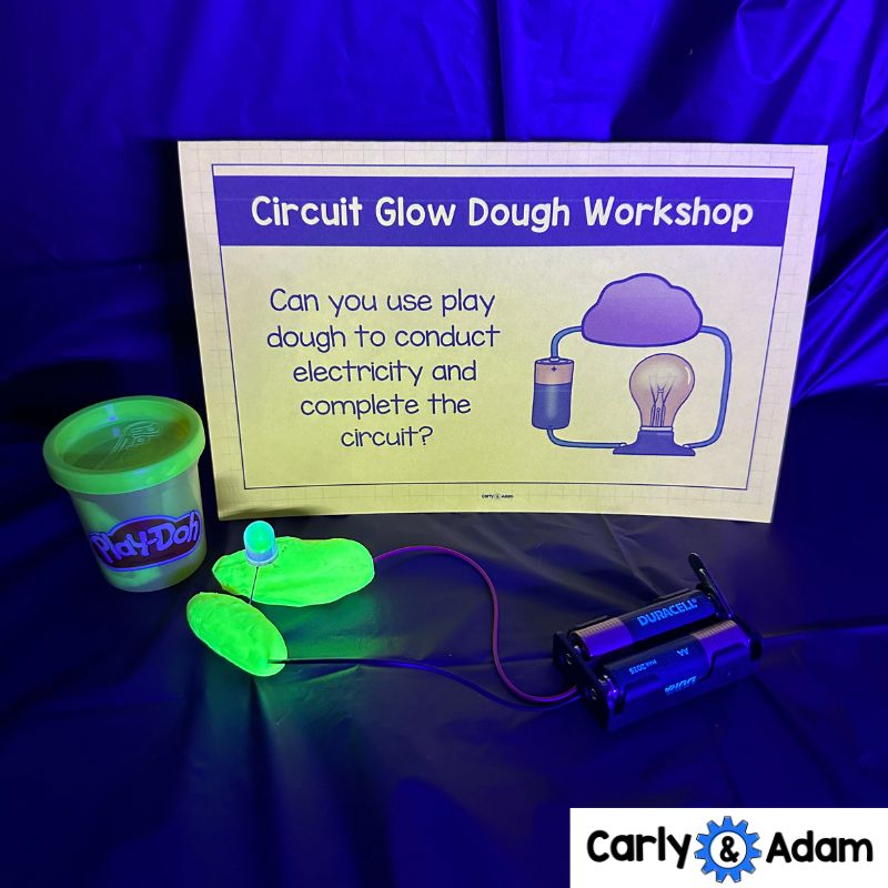 Glow Day STEM Centers Illumination, Glow Slime, Glow Sticks, Family STEM Night