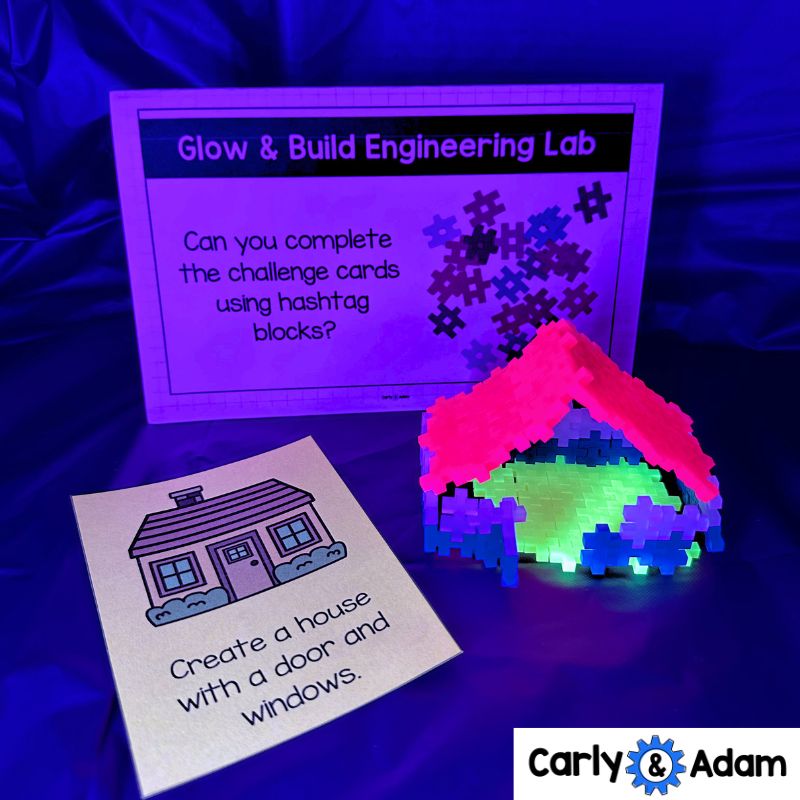 Glow Day STEM Centers Illumination, Glow Slime, Glow Sticks, Family STEM Night