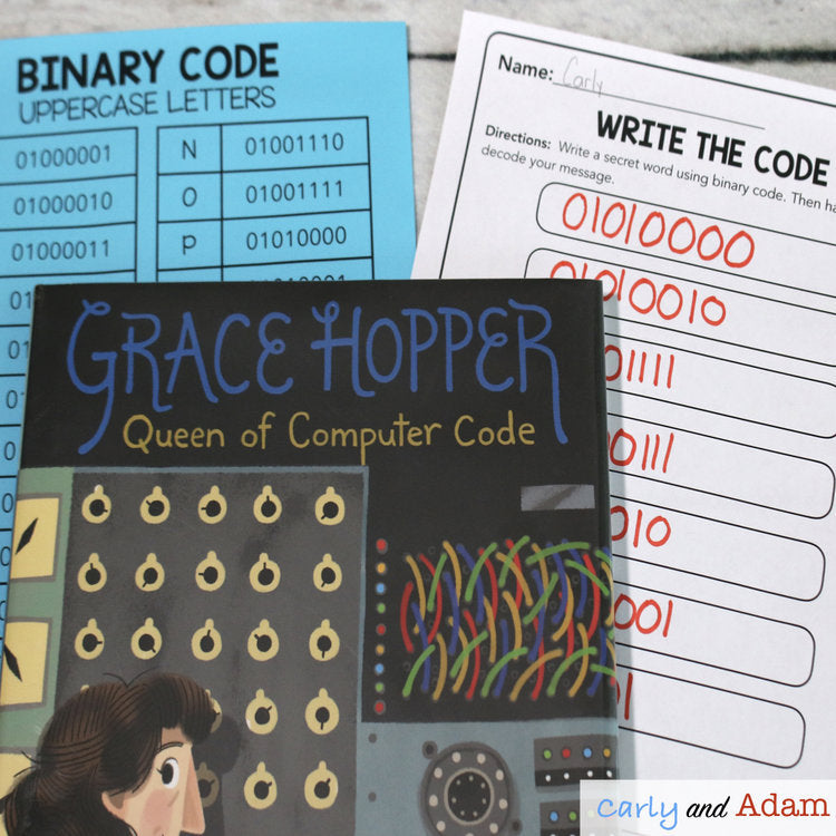 Scientist Spotlight Grace Hopper Queen of Computer Code Book Coding Activity