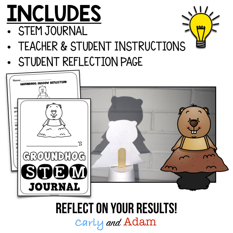 Groundhog Day STEM Activity Light and Shadows Investigation