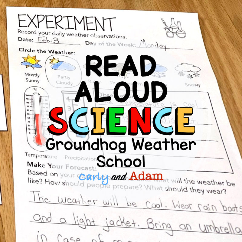 Groundhog Weather School READ ALOUD SCIENCE Activity