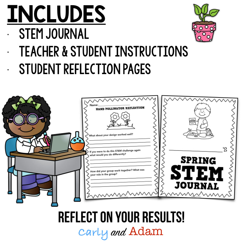 Spring Plant Hand Pollination STEM Activity Pollen Collector