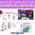 Harold and the Purple Crayon Creativity Challenges - Finish the Picture Activities