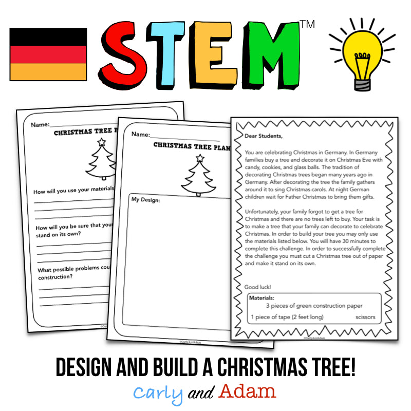 Germany Christmas and Holidays Around the World STEM Activity
