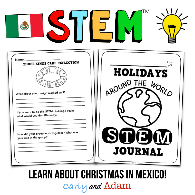 Christmas and Holidays Around the World Mexico Three Kings Day STEM Activity