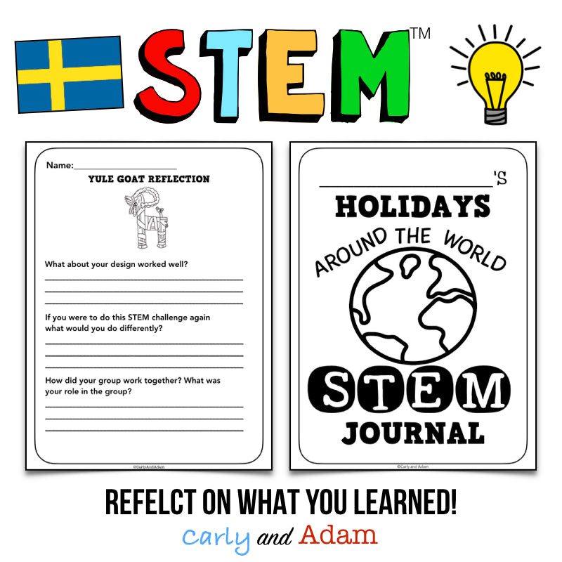Sweden Christmas and Holidays Around the World St. Lucia's Day STEM Activity