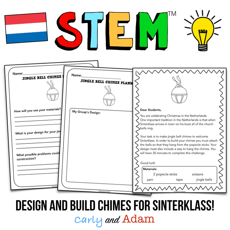 Christmas and Holidays Around the World STEM Activity: The Netherlands