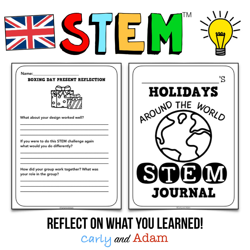 United Kingdom Christmas and Holidays Around the World Boxing Day STEM Activity