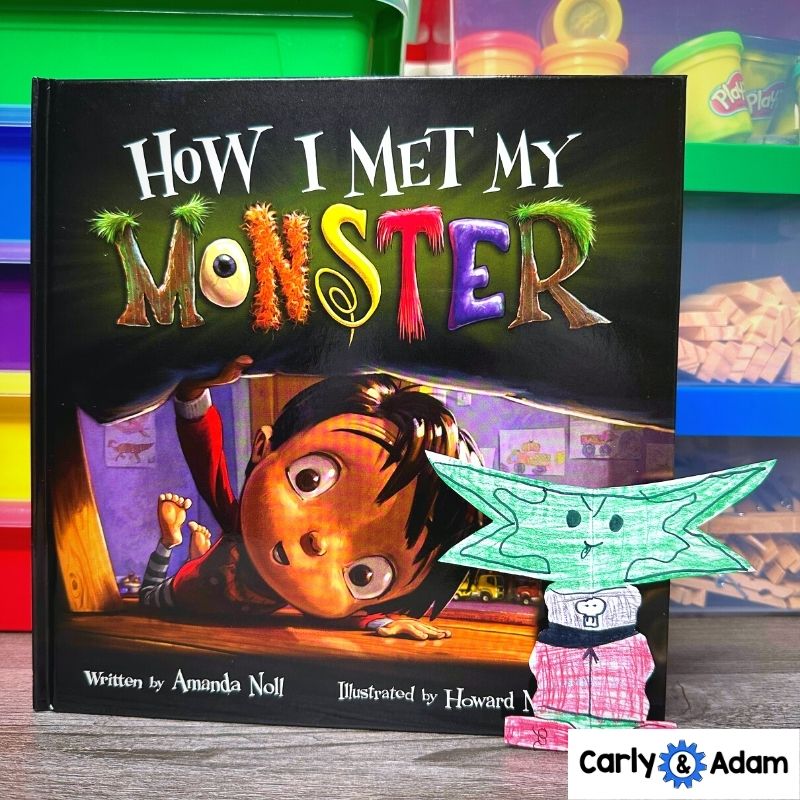 How I Met My Monster Halloween READ ALOUD STEM™ Activity - Name Monster