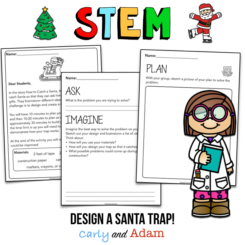 How to Catch a Santa Christmas READ ALOUD STEM™ Activity