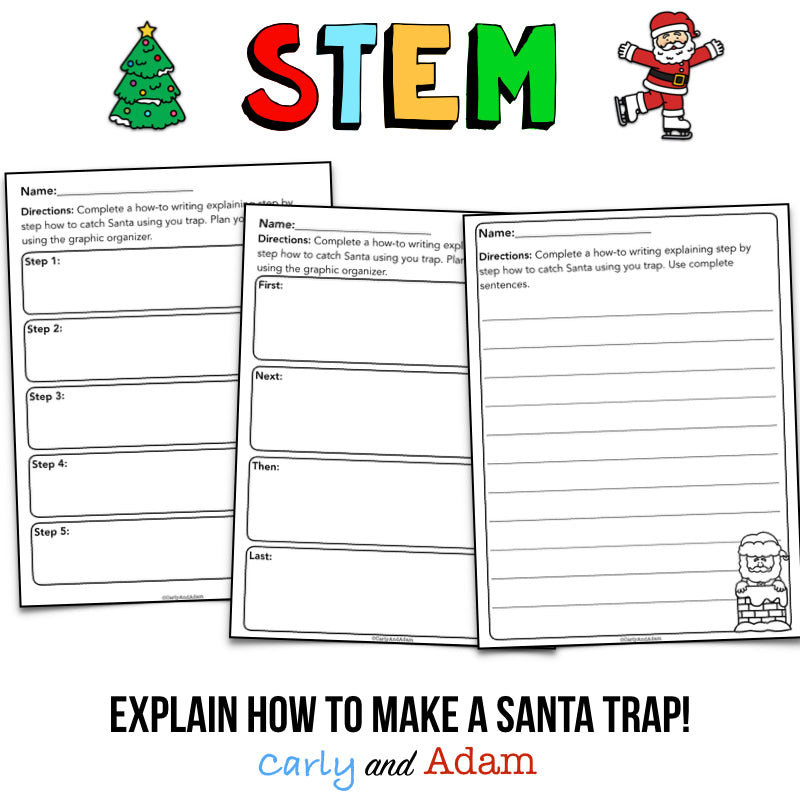 How to Catch a Santa Christmas READ ALOUD STEM™ Activity