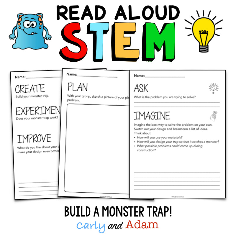 How to Catch a Monster Halloween READ ALOUD STEM™ Activity