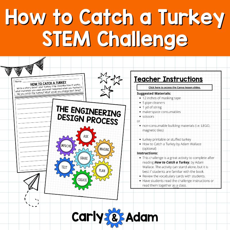 Turkey Trap Thanksgiving STEM Activity How to Catch a Turkey