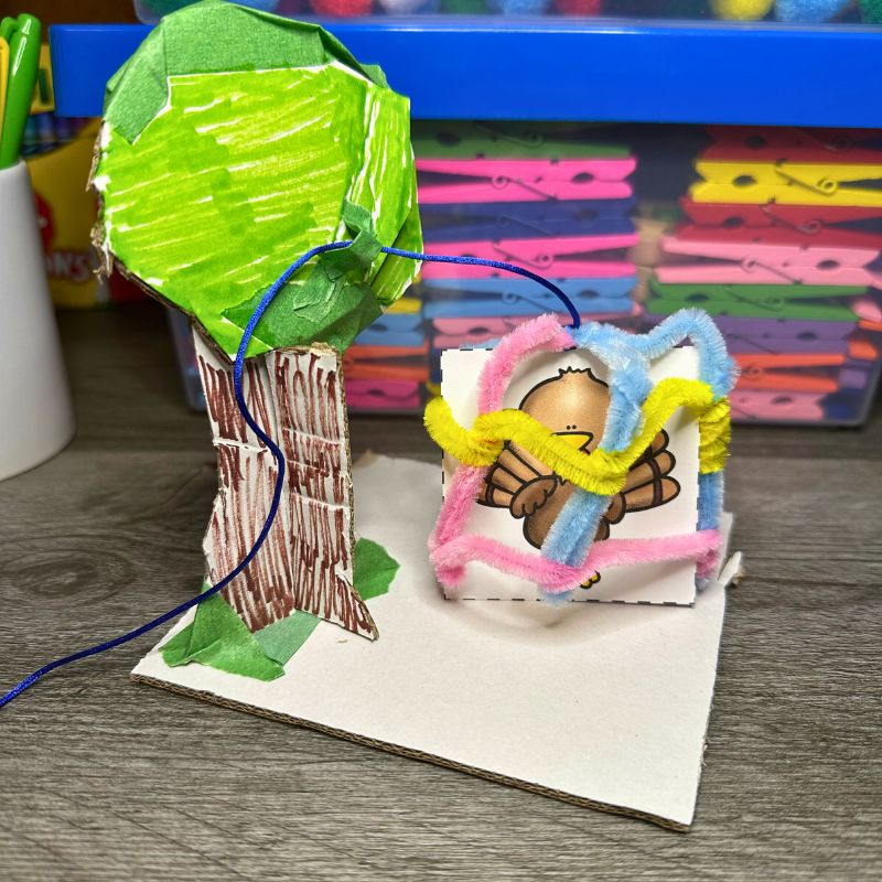 Turkey Trap Thanksgiving STEM Activity How to Catch a Turkey