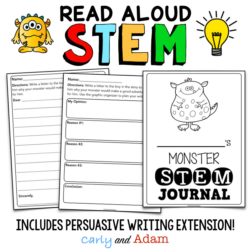 I Need My Monster Halloween READ ALOUD STEM™ Activity