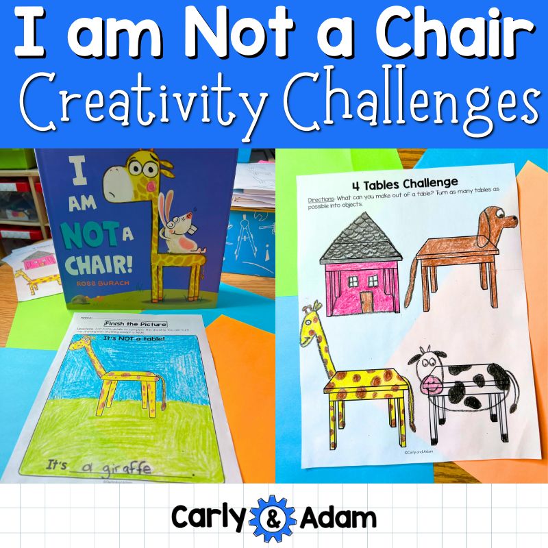 I Am Not A Chair Creativity Challenges - Finish the Picture Activities