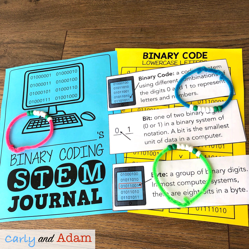 Intro to Unplugged Coding: Binary Coding Bracelets