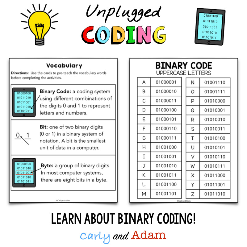 Intro to Unplugged Coding: Binary Coding Bracelets