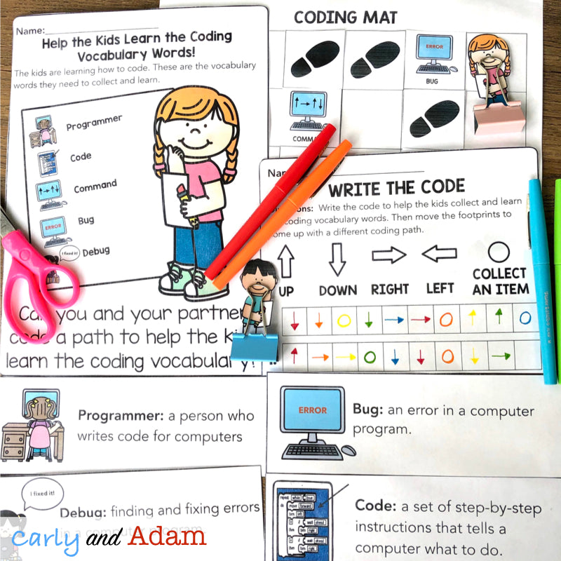 Intro to Unplugged Coding: Directional Coding