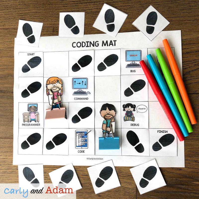 Intro to Unplugged Coding: Directional Coding