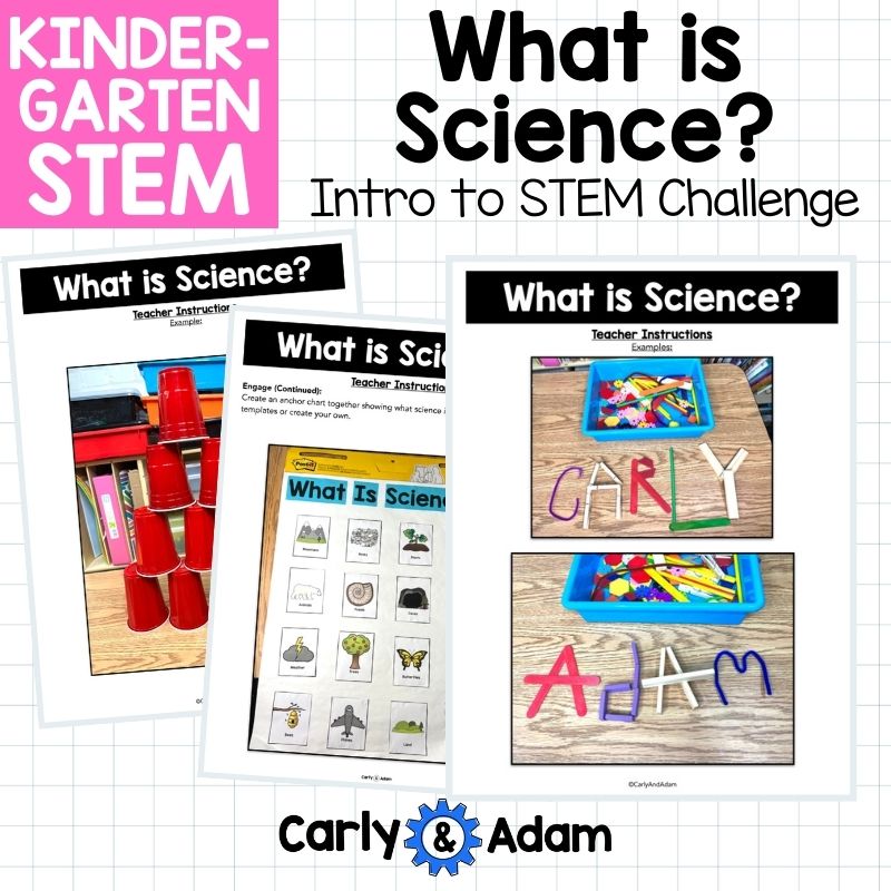 Intro to Kindergarten Science What is Science? Read Aloud STEM Activity