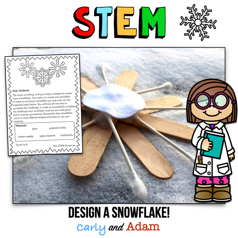 Design a Snowflake Winter STEM Activity