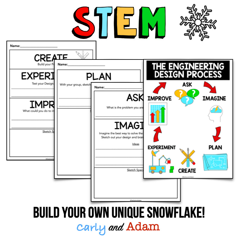 Design a Snowflake Winter STEM Activity