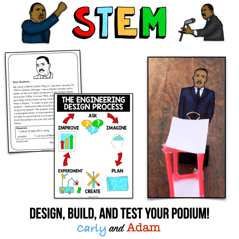 Martin Luther King Jr. Day STEM Activity with Writing Extension
