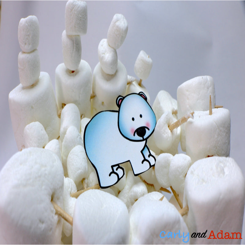Build a Polar Bear Den January Winter STEM Activity