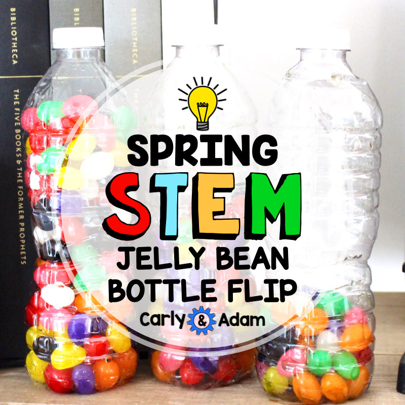 Jelly Bean Bottle Flipping STEM Activity