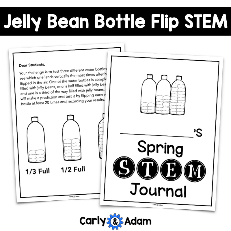 Jelly Bean Bottle Flipping STEM Activity