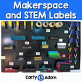 STEM and Makerspace Supply Labels 216 STEM Labels Plus Editable Canva Template