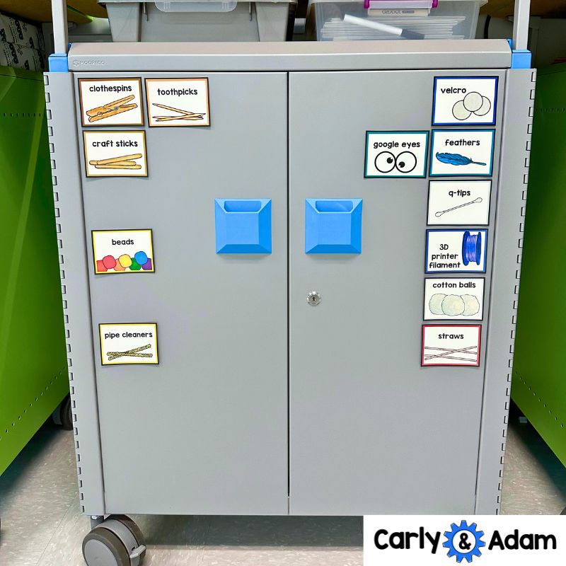 STEM and Makerspace Supply Labels 216 STEM Labels Plus Editable Canva Template