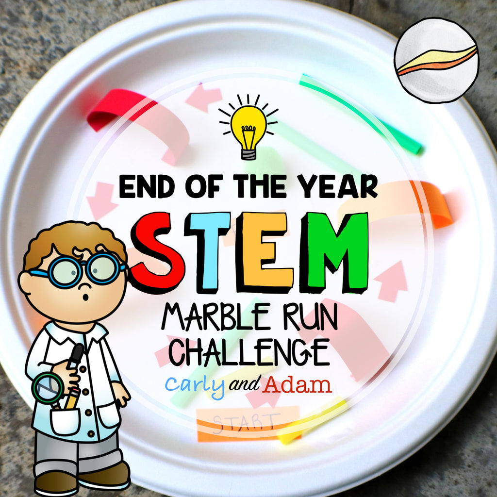 Paper Plate Marble Run STEM Activity