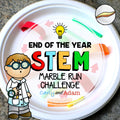 Paper Plate Marble Run STEM Activity