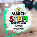 St. Patricks Day Leprechaun Tower STEM Challenge